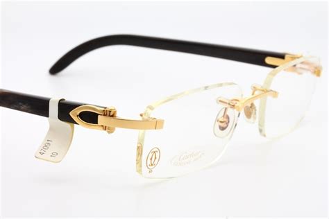 cartier horn|cartier glasses 140 genuine horn.